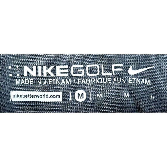 Nike Mens Golf Jacket 1/4 Zip Pullover Banff Springs Wind Breaker Black Medium - Picture 7 of 11